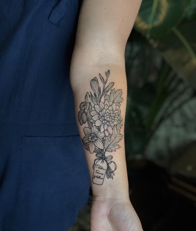 tattoo femenino para el antebrazo 10
