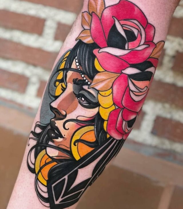 tattoo femenino para el antebrazo 45