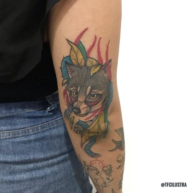 tattoo femenino para el codo 05