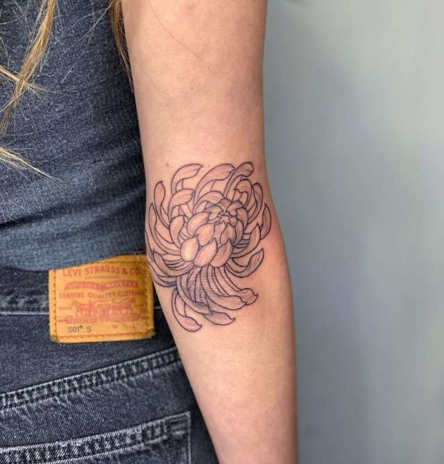 tattoo femenino para el codo 20