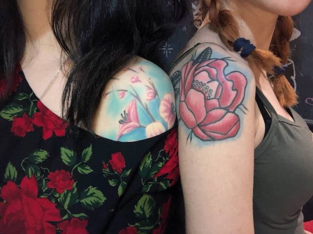 tattoo femenino para el hombro 105