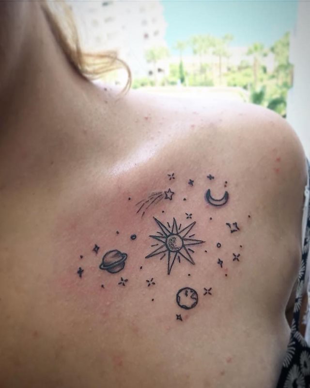 tattoo femenino para el hombro 160