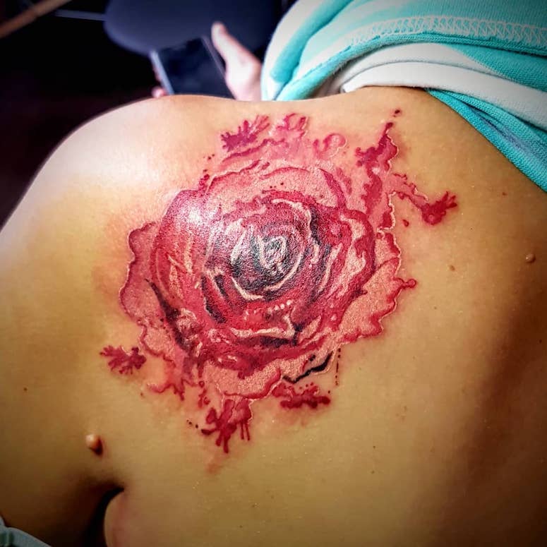 tattoo femenino para el hombro 171