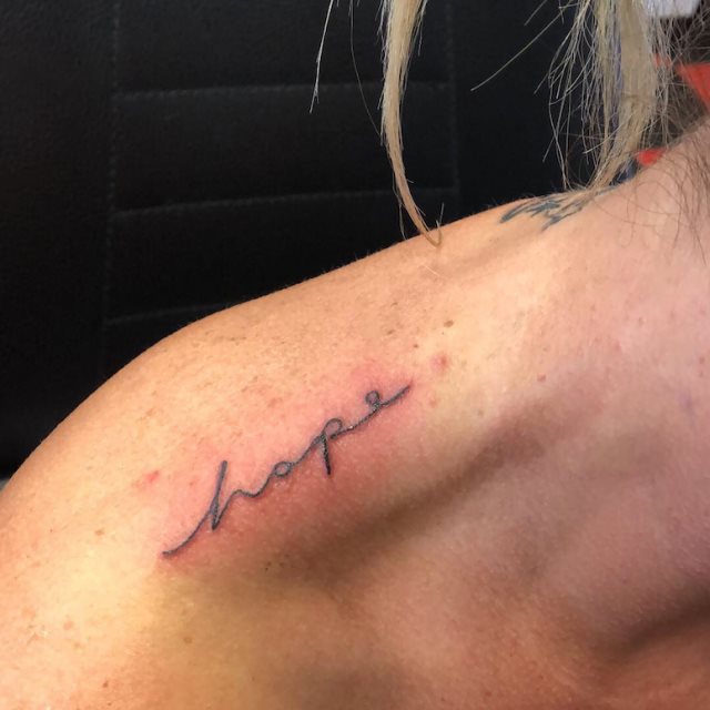 tattoo femenino para el hombro 177