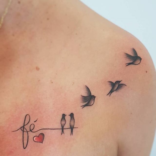 tattoo femenino para el hombro 65