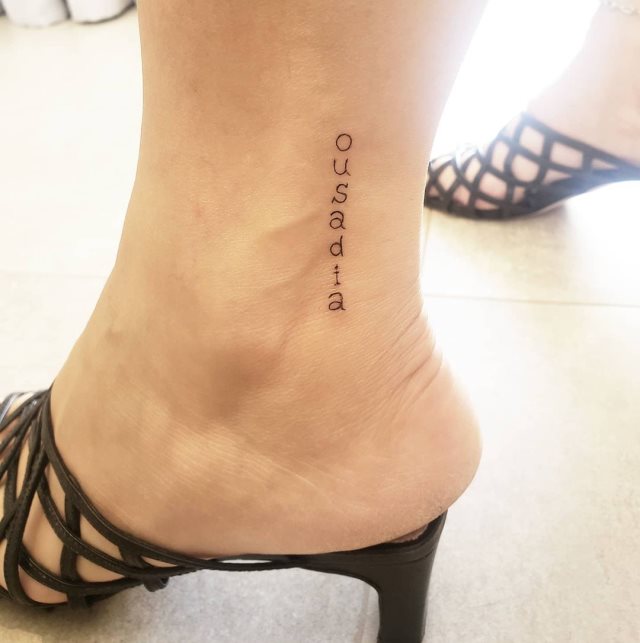 tattoo femenino para el tobillo 29
