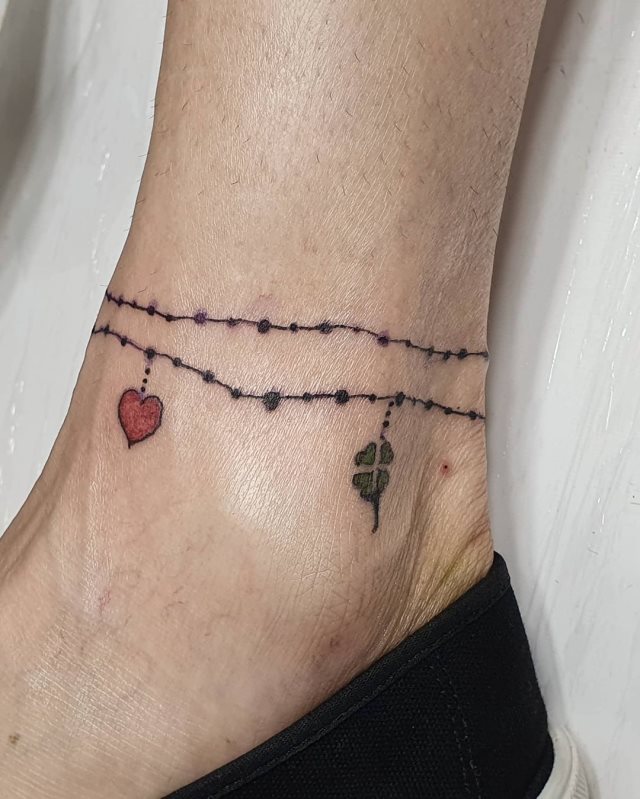 tattoo femenino para el tobillo 57