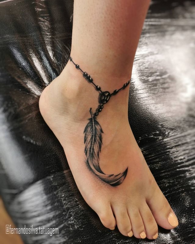 tattoo femenino para el tobillo 63