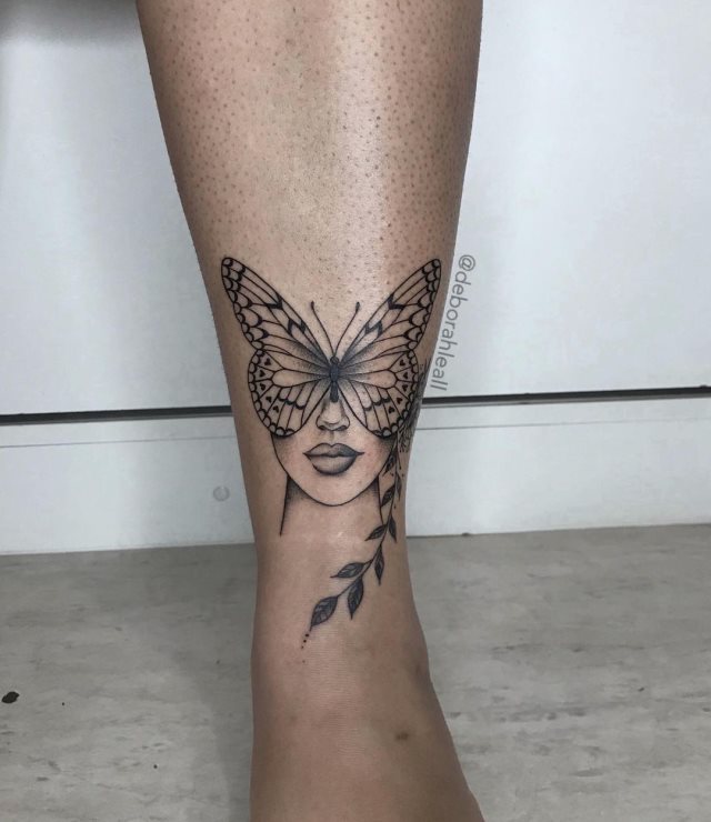 tattoo femenino para el tobillo 68