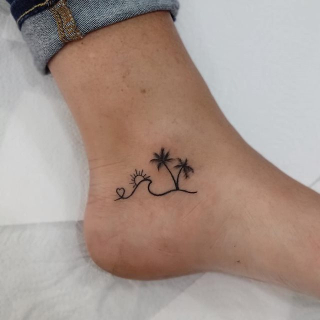 tattoo femenino para el tobillo 83