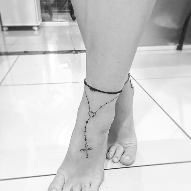 tattoo femenino para el tobillo 90