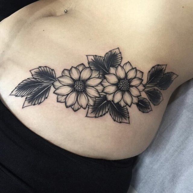 tattoo femenino para la barriga 58