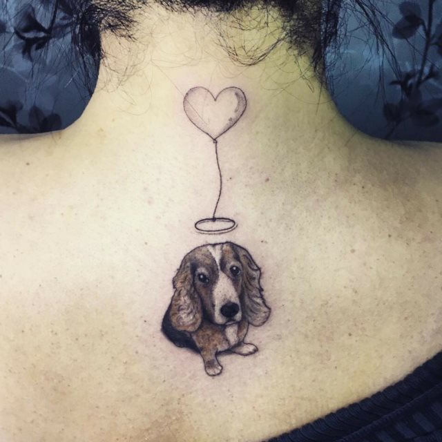 tattoo femenino para la nuca 25