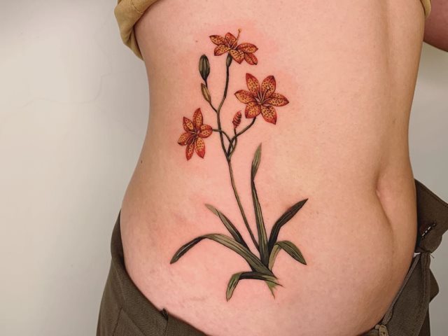 tattoo femenino para la pelvis 13