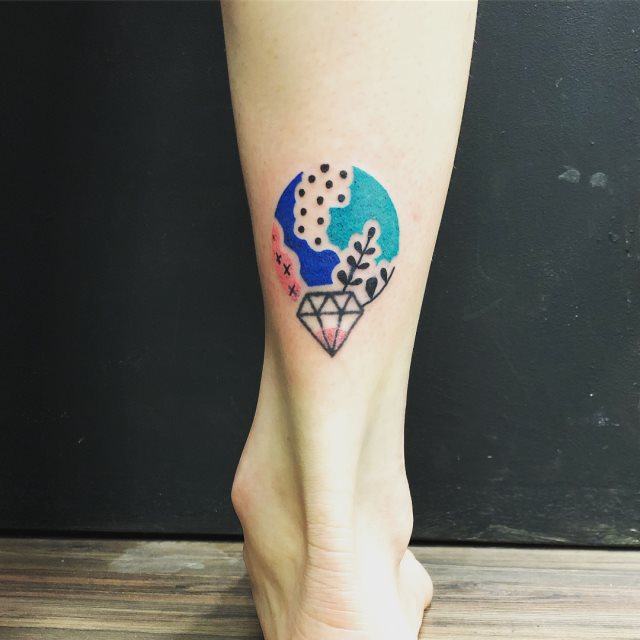 tattoo femenino para la pierna 02
