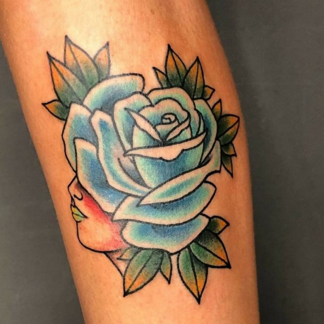 tattoo femenino para la pierna 13