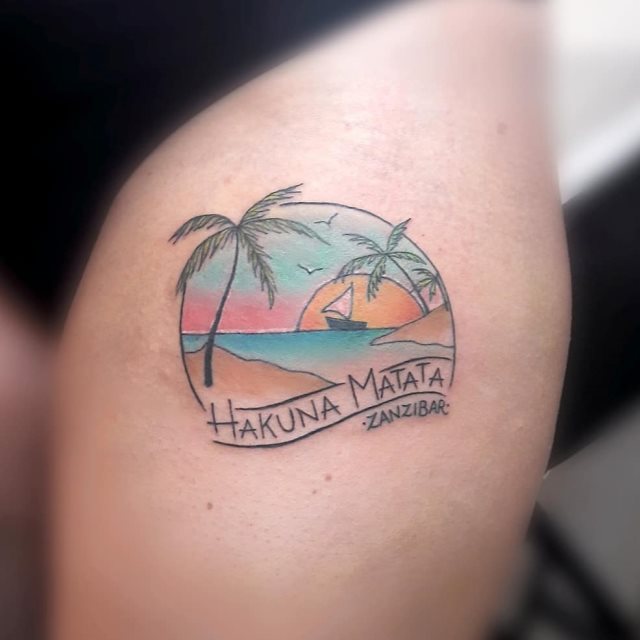 tattoo femenino para la pierna 28