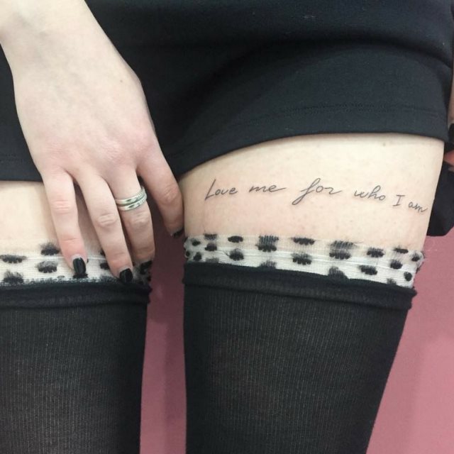 tattoo femenino para la pierna 37