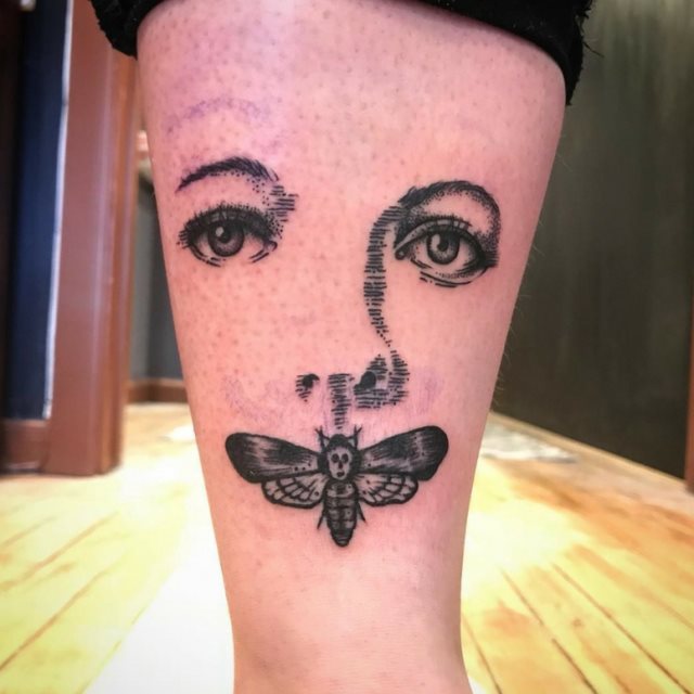 tattoo femenino para la pierna 55