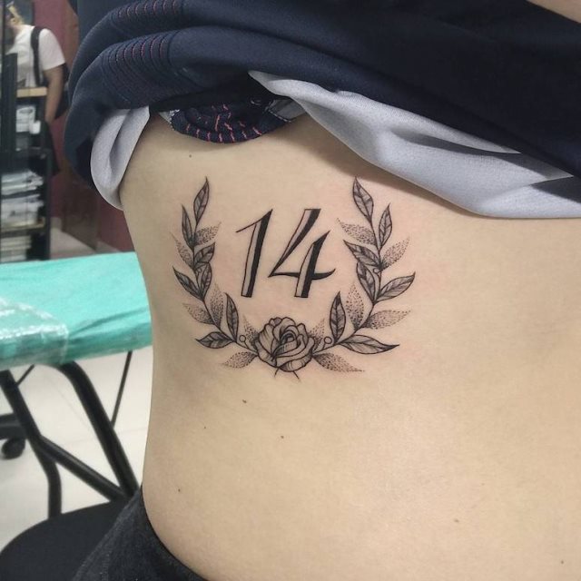 tattoo femenino para las costillas 05