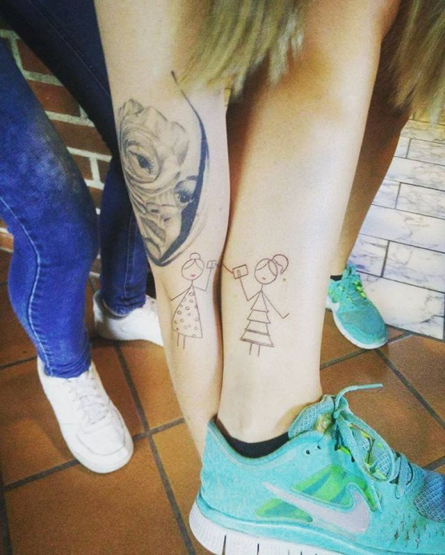 tattoo femenino para mejores amigas 03