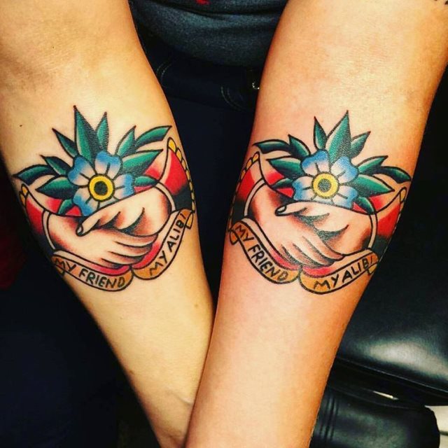 tattoo femenino para mejores amigas 15
