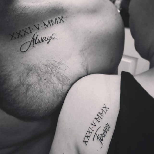 tattoo femenino para pareja 23