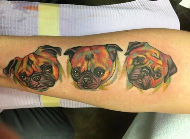 tattoo femenino perro 08