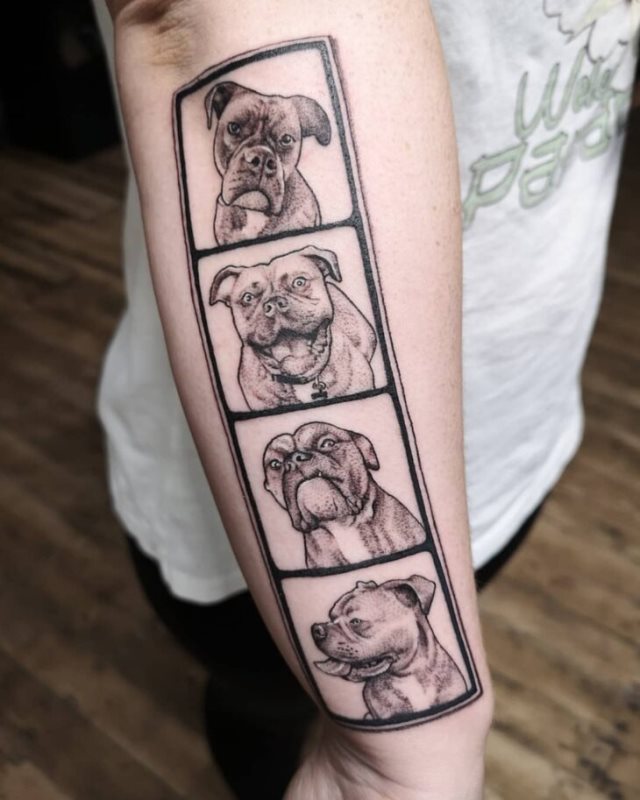 tattoo femenino perro 23