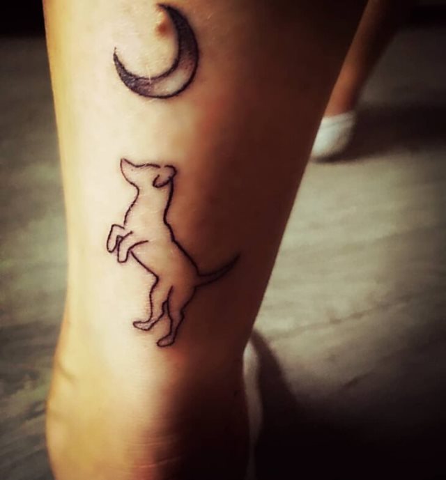 tattoo femenino perro 28