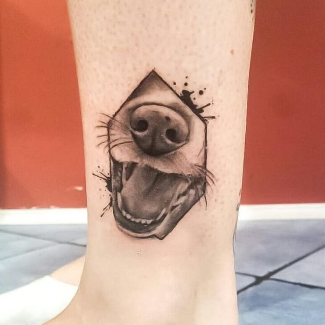 tattoo femenino perro 29