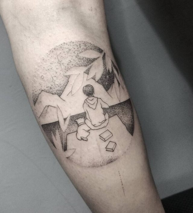 tattoo femenino perro 30