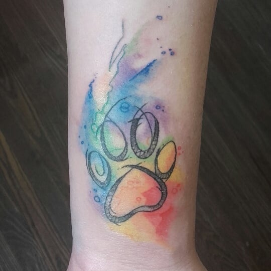 tattoo femenino perro 31