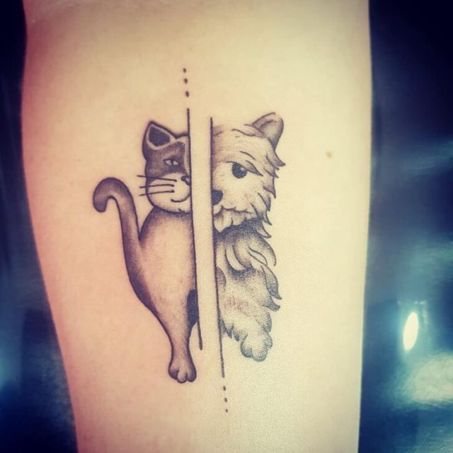 tattoo femenino perro 47