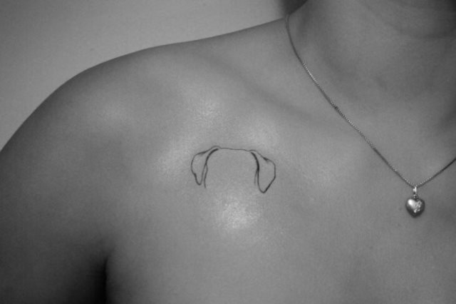 tattoo femenino perro 57