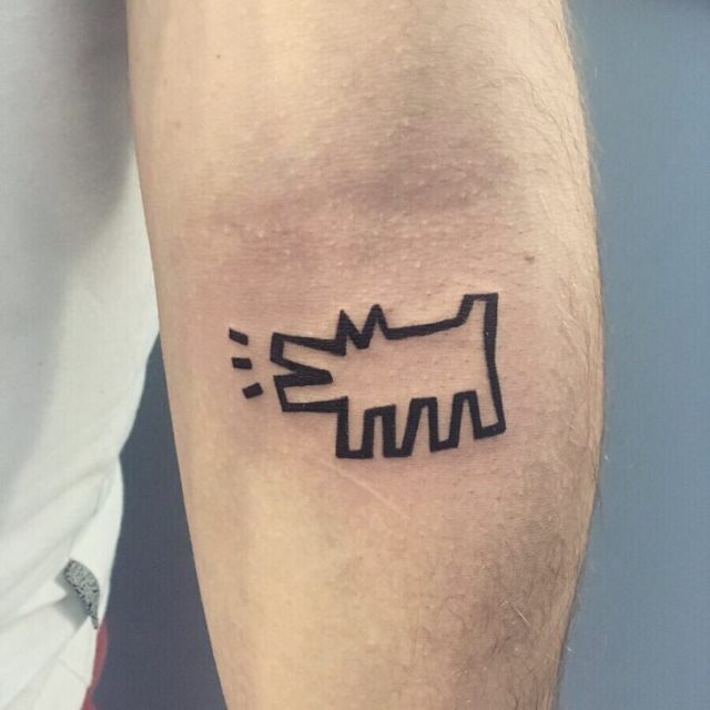 tattoo femenino perro 73
