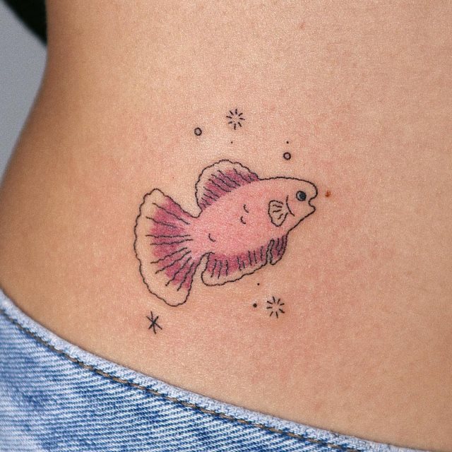 tattoo femenino pez 03