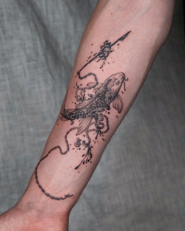 tattoo femenino pez 06