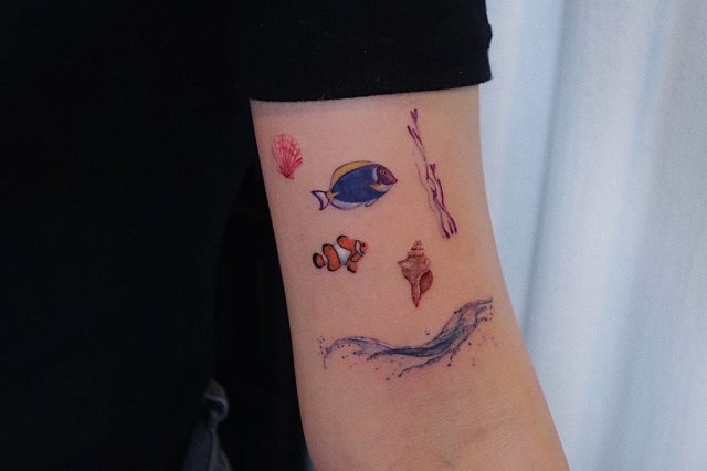 tattoo femenino pez 28