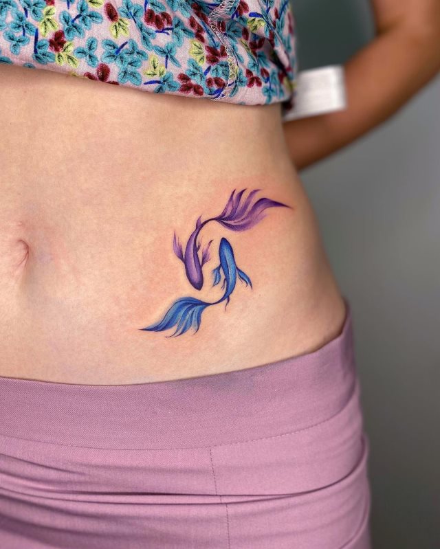 tattoo femenino pez 33