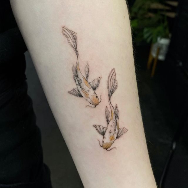 tattoo femenino pez 45