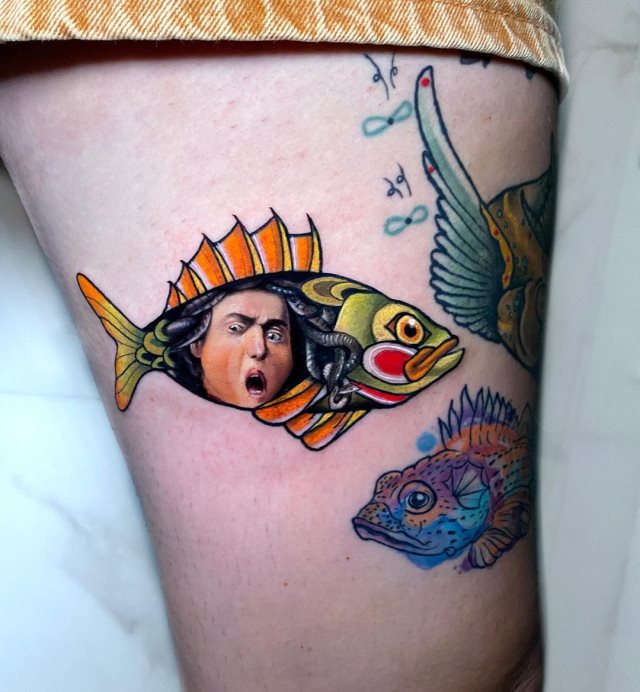 tattoo femenino pez 60