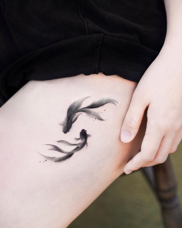 tattoo femenino pez 63