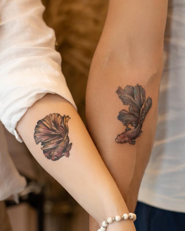 tattoo femenino pez 64