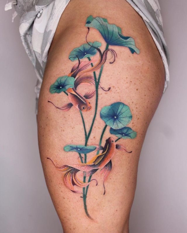 tattoo femenino pez 71