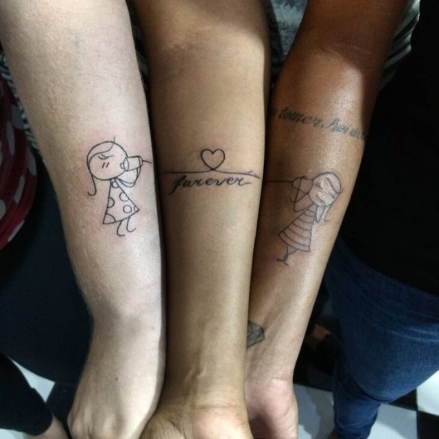 tattoo femenino simbolizan amistad 64