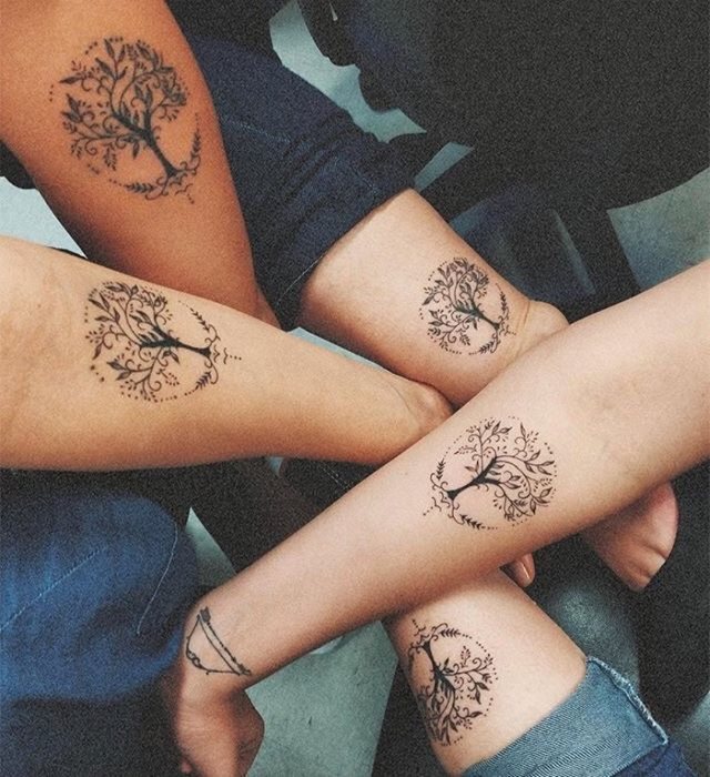 tattoo femenino simbolizan amistad 75