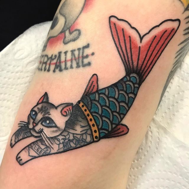 tattoo femenino sirena 07
