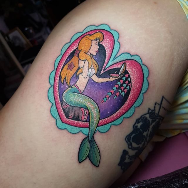 tattoo femenino sirena 42