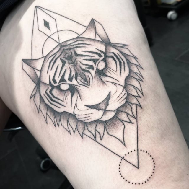 tattoo femenino tigre 05
